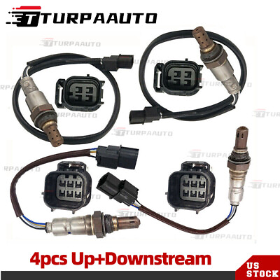 #ad 4pcs Oxygen Sensor UpDownstream For Honda Accord Odyssey Pilot Acura MDX TL TSX $82.99