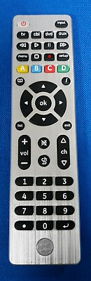 #ad GE General Electric Remote Control 7252 33709 CL3 1628 Tested $9.45