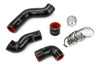 #ad HPS Black 4Ply Silicone Intercooler Hose Kit For 99 06 Golf GTI MK4 1.8T AWP $248.90