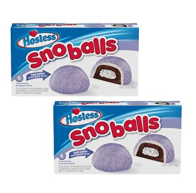 #ad Hostess Sno Balls 6 Count Pack of 2 12 Total Snoballs $15.47