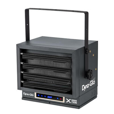 #ad 7500W Black Digital Remote Dual Heat Forced Air Electric Garage Utility Heater $347.00