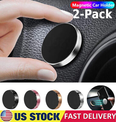 #ad 2 Pack Magnetic Universal Car Mount Holder For Cell Phone Samsung Galaxy iPhone $2.98