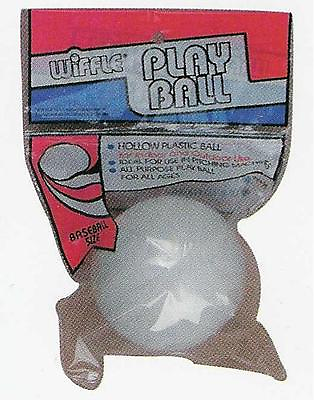 #ad 12 Baseball Plastic Wiffle® Balls WITHOUT HOLES $24.95