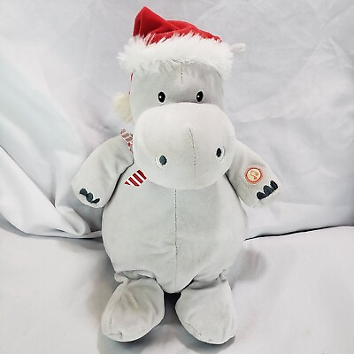 #ad Hallmark I Want A Hippopotamus For Christmas Plush Stuffed Toy 2018 NO SOUND $55.99