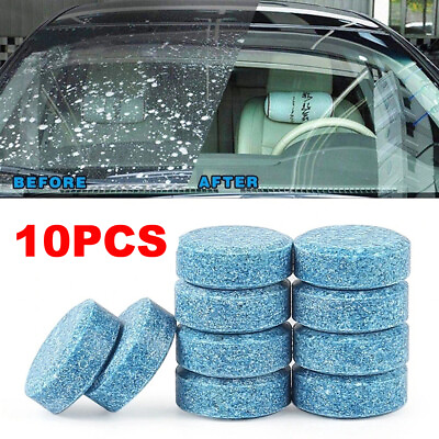 #ad 10PCS Car Windshield Washer Cleaning Solid Effervescent Tablets Car Accessory $2.64