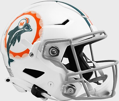#ad Miami Dolphins Throwback Helmet Die Cut Laminated Vinyl Sticker Decal NFL $3.75