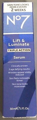 #ad No7 Lift amp; Luminate Triple Action Serum 1oz H6 $16.00