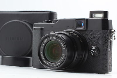 #ad Exc5 w Case Fuji Fujifilm X10 12.0MP Digital Camera Black From JAPAN $399.00