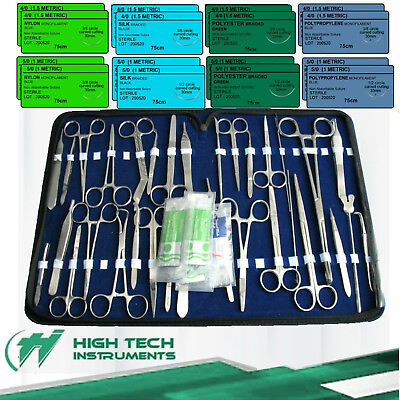 #ad 91 US Military Field Minor Surgery Surgical Instruments Medical Training Kit $59.99