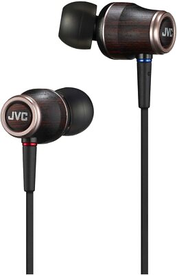 #ad JVC HA FW03 CLASS S WOOD Series Canal type earphone high resolution compati $130.16
