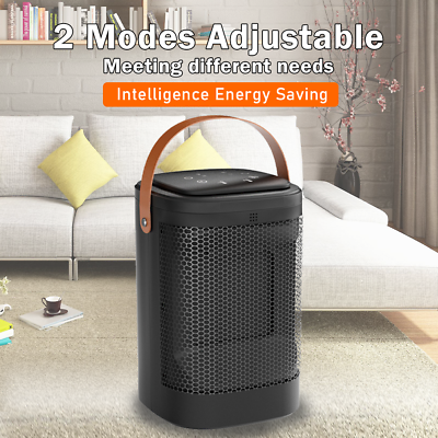 #ad Portable Electric Heaters PTC Ceramic Fast Safety Heat w Digital Display 1500W $50.00