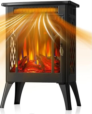 #ad Electric Fireplaces1500W Infrared Electric Stove Heater Efficient Heating $110.00