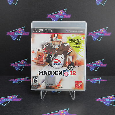 #ad Madden NFL 12 PS3 PlayStation 3 Complete CIB $12.95