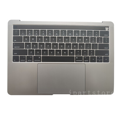 #ad For MacBook Pro A1706 2016 Palmrest Cover Keyboard with Touchpad Battery Gray $140.00