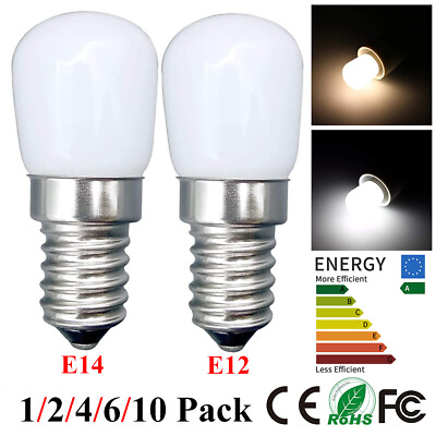 #ad Fridge LED Lights Bulb Small Screw E14 E12 Warm White Dimmable Freezer Lighting $17.69