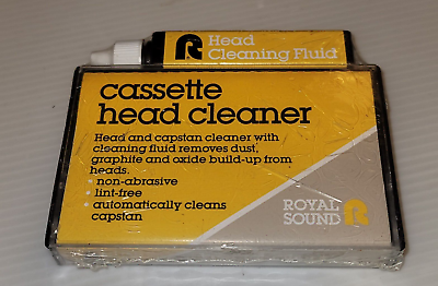 #ad Royal Sound Cassette Head Cleaner $14.95