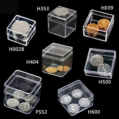 #ad Transparent Clear Storage Box Different Sizes Style Accessories And Beads Holder $8.49