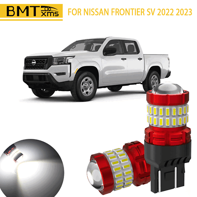 #ad 2pcs 7440 7443 White 6000K LED DRL Light Bulbs for Nissan Frontier SV 2022 2023 $12.88