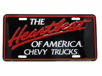 #ad #ad The Heartbeat Of America Chevy Chevrolet Truck 6quot;x12quot; Aluminum License Plate Tag $9.88