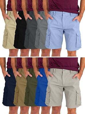 #ad Men#x27;s Cargo Relaxed Fit Casual Shorts $17.99