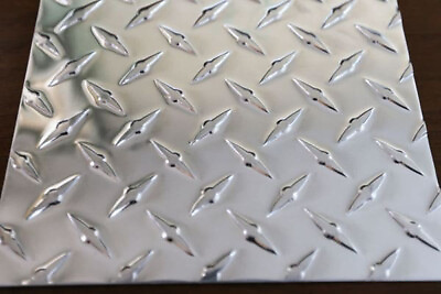 #ad Stainless Steel SS Diamond Plate Sheet Metal 3 16x89x32 mirror finish $1025.00
