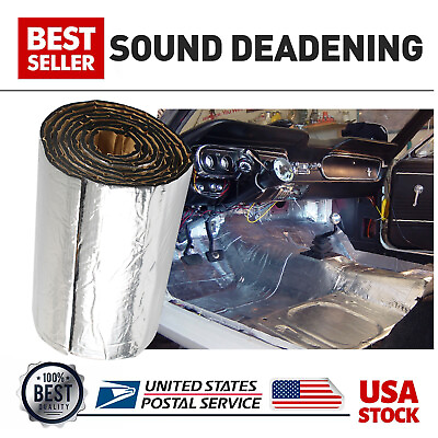 #ad Sound Deadener Heat Shield Car Firewall Floor Insulation Mat 157quot;x16quot; 276mil $29.09