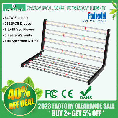 #ad Phlizon FD6500 640W Plant LED Grow Light for Indoor Plants Dimmable Samsung Lamp $349.90
