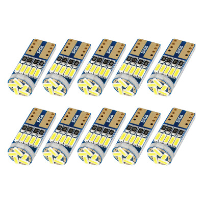 #ad 20 x T10 LED Canbus Error Free Bulb 15SMD 194 W5W Car Wedge Lamp Dome Map Light $10.39