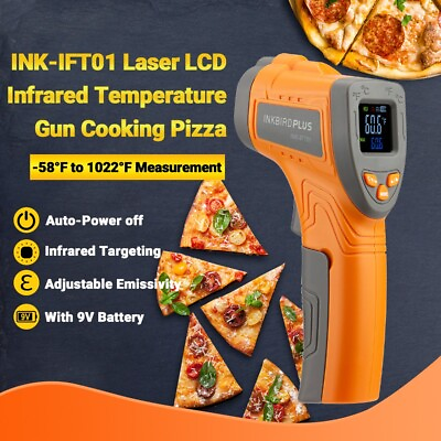 #ad LCD Infrared Thermometer Temperature Gun Laser IR Cooking Oven Pizza 50°C 550°C $12.79