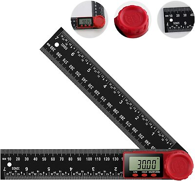 #ad Digital Angle Finder Protractor 8 In 200 mm Measuring Ruler with LCD Display $14.88