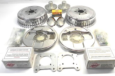 #ad 1937 41 FORD W ROUND STYLE SPINDLES SO CAL SPEED SHOP FRONT BRAKE KIT #62031 $3149.97