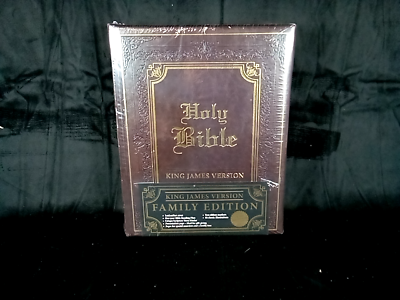 #ad Christian Art And Gifts KJV Family Edition Bible Lux Leather Hardcover $44.99