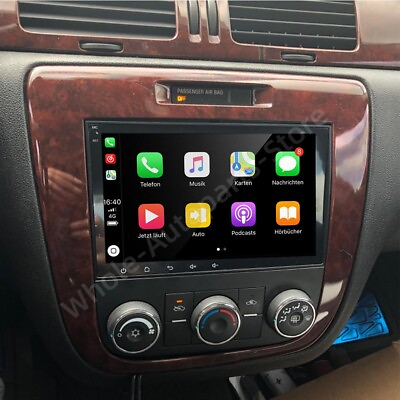 #ad For 2006 13 Chevrolet Impala Apple CarPlay Android Car Radio Stereo GPS NAVI BT $138.90