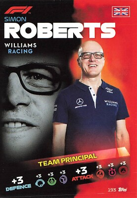 #ad Simon Roberts 2021 Topps Turbo Attax Formula 1 F1 Williams Racing $2.09