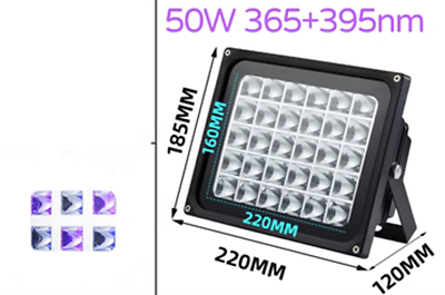 #ad 50W 365nm395nm dual wavelength LED UV curing lamp AC110V 220V $219.99