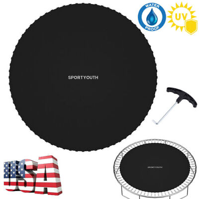 #ad 12 14 15FT Trampoline Replacement Jumping Mat Pad 72 88 96 Rings w Setting Tool $59.39