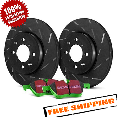 #ad EBC S2KF1249 Stage 2 Sport Slotted Front Brake Kit for 09 17 Toyota Corolla $240.92