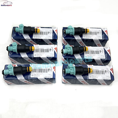 #ad 6x Fuel Injectors Fits For BMW E36 325i M50 M52 M50B25 M52B25 2.5L 0280150415 $139.50