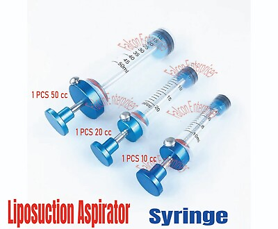 #ad Liposuction Aspirator Kit Syringe Injection Plastic amp; Cosmetic Surgery of 3 PCS $81.84