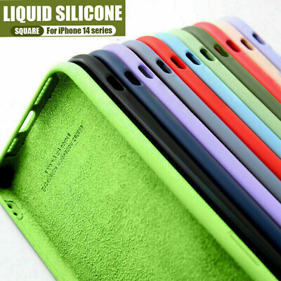 Silicone Phone Case For iPhone 15 14 12 13 Pro Max 11 XR Shockproof Rubber Cover $8.95