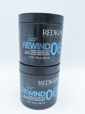 #ad REDKEN 06 REWIND PLIABLE STYLING PASTE 5 OZ Lot of 2 $55.00