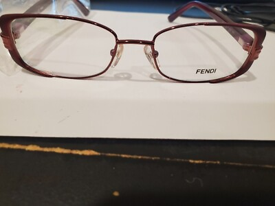 #ad Fendi Eyeglasses Women Burdeaux Frames 52 17 135 F944 603 NEW PERFECT AUTHENTIC $29.99