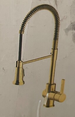 #ad Kraus KPF 1690BG Britt Commercial Kitchen Faucet Dual Fnction Spray Brushed Gold $125.00
