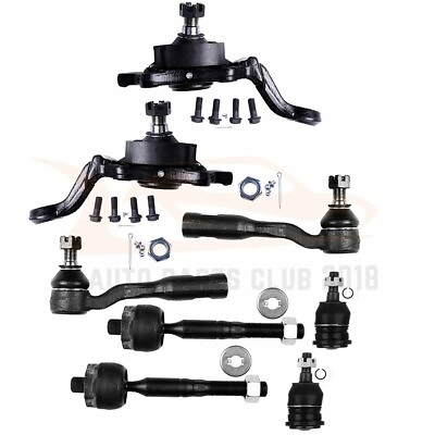 #ad For Toyota Tundra amp; Sequoia 8x Upper Lower Ball Joints Inner Outer Tie Rod Links $68.58