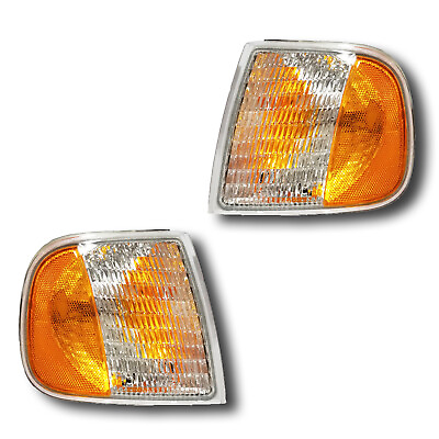 #ad Fits 98 03 Ford Expedition F 150 F 250 Turn Signal Parking Light Assembly 1 Pair $30.95