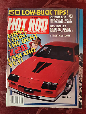 #ad Rare HOT ROD Car Magazine December 1981 82 Camaro Z28 V 8 $12.80