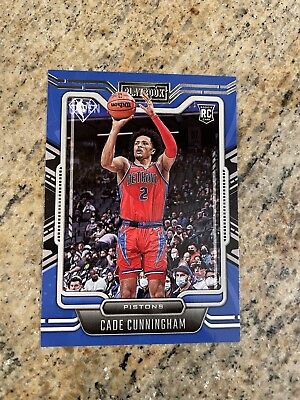 #ad 2021 22 Panini Playbook Cade Cunningham RC #279 Detroit Pistons Rookie $3.50