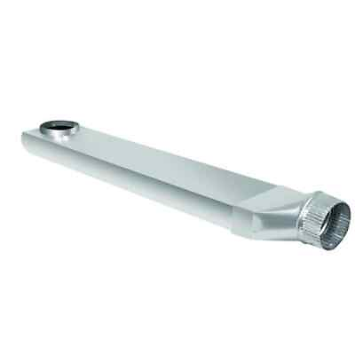 #ad 28in.To 45 in.Adjustable Space Saver Aluminum Dryer Vent Duct w Straight Outlet $31.19