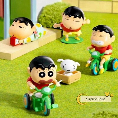 #ad Crayon Shin Chan Dynamic New Life Series Confirmed Blind Box Figure Gift Hot Toy $38.52