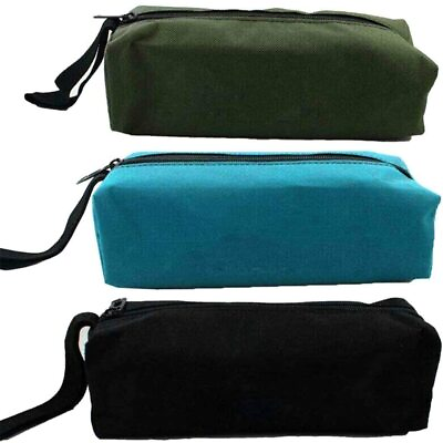 #ad 3 Pack Heavy Duty Canvas Tool Bag Small Zipper Tool Pouch Multi purpose Han... $16.44